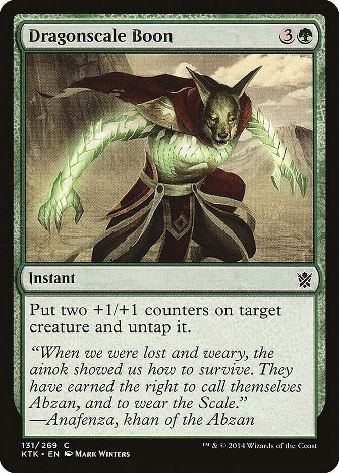 Dragonscale Boon [Khans of Tarkir] MTG Single Magic: The Gathering    | Red Claw Gaming