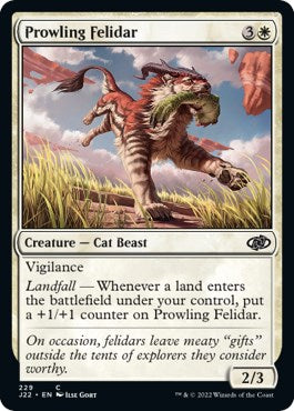 Prowling Felidar [Jumpstart 2022] MTG Single Magic: The Gathering    | Red Claw Gaming