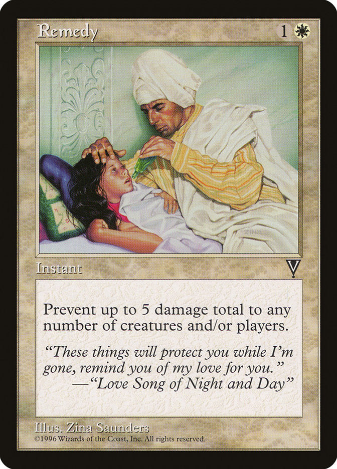 Remedy [Visions] MTG Single Magic: The Gathering    | Red Claw Gaming