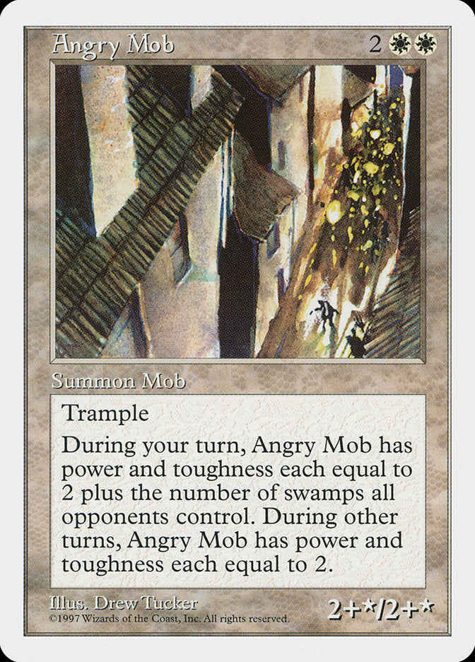 Angry Mob [Fifth Edition] MTG Single Magic: The Gathering    | Red Claw Gaming