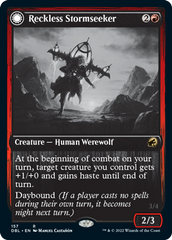 Reckless Stormseeker // Storm-Charged Slasher [Innistrad: Double Feature] MTG Single Magic: The Gathering    | Red Claw Gaming