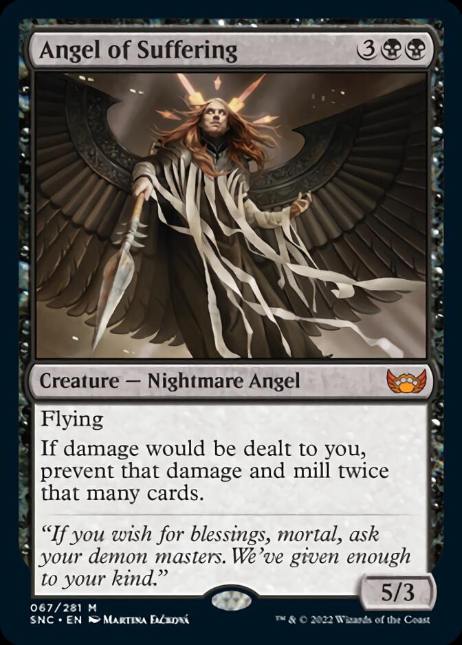 Angel of Suffering [Streets of New Capenna] MTG Single Magic: The Gathering    | Red Claw Gaming