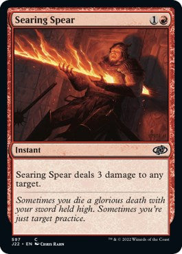 Searing Spear [Jumpstart 2022] MTG Single Magic: The Gathering    | Red Claw Gaming