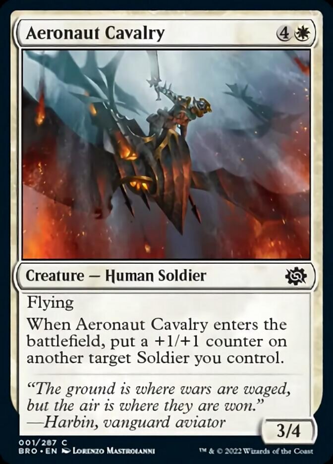 Aeronaut Cavalry [The Brothers' War] MTG Single Magic: The Gathering    | Red Claw Gaming