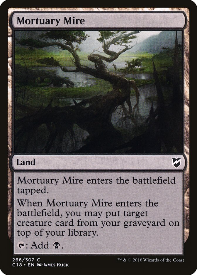Mortuary Mire [Commander 2018] MTG Single Magic: The Gathering    | Red Claw Gaming