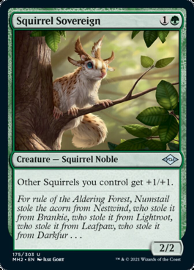 Squirrel Sovereign [Modern Horizons 2] MTG Single Magic: The Gathering    | Red Claw Gaming