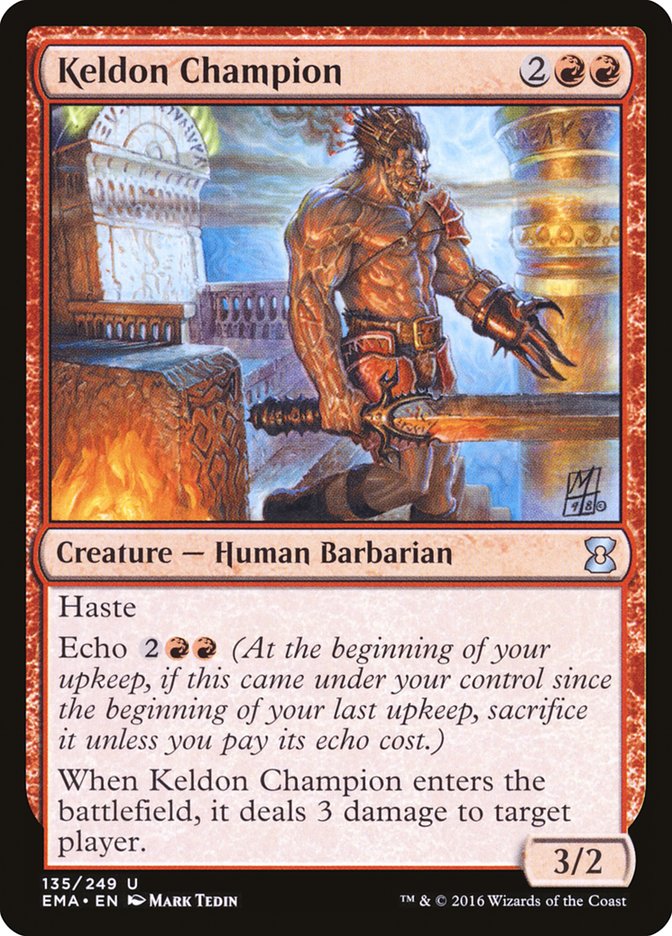 Keldon Champion [Eternal Masters] MTG Single Magic: The Gathering    | Red Claw Gaming