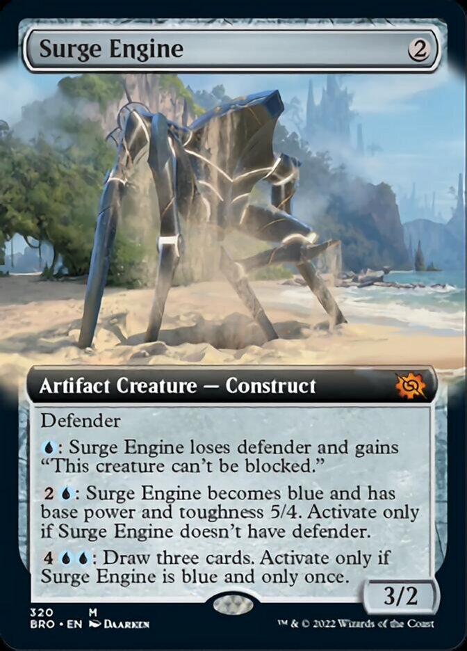 Surge Engine (Extended Art) [The Brothers' War] MTG Single Magic: The Gathering    | Red Claw Gaming