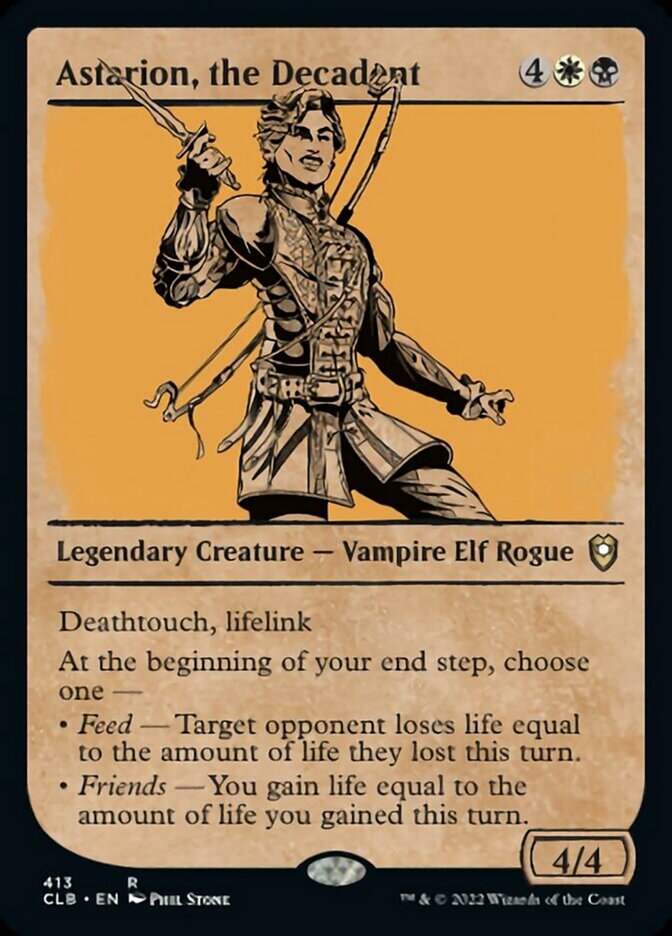 Astarion, the Decadent (Showcase) [Commander Legends: Battle for Baldur's Gate] MTG Single Magic: The Gathering    | Red Claw Gaming