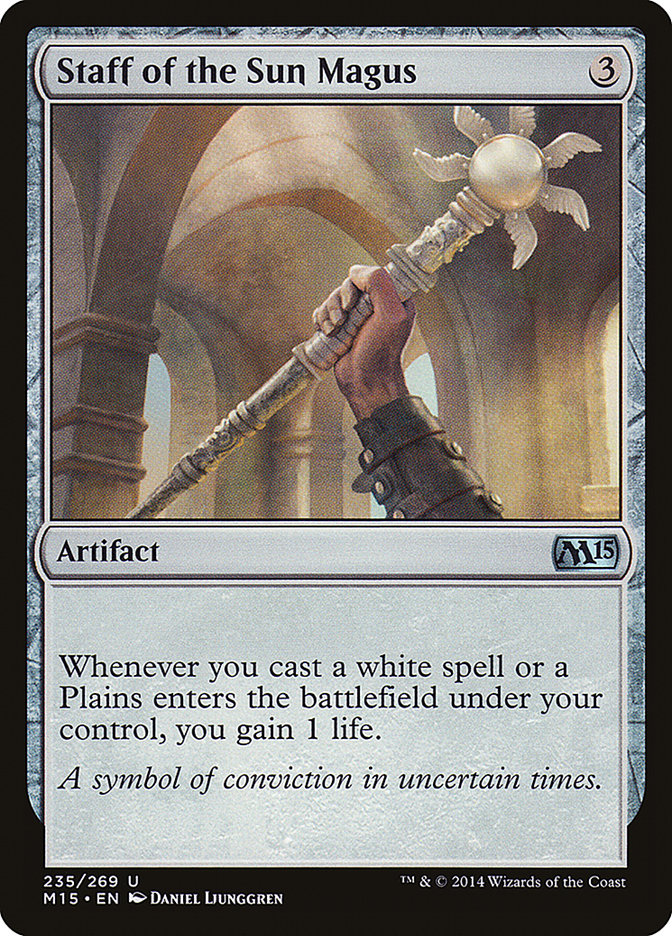 Staff of the Sun Magus [Magic 2015] MTG Single Magic: The Gathering    | Red Claw Gaming