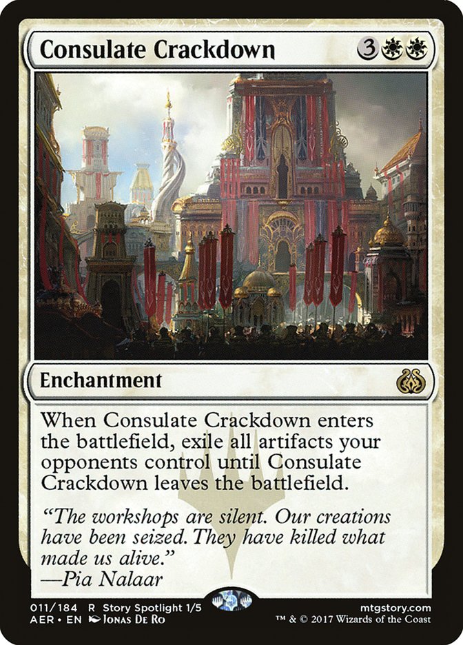 Consulate Crackdown [Aether Revolt] MTG Single Magic: The Gathering    | Red Claw Gaming