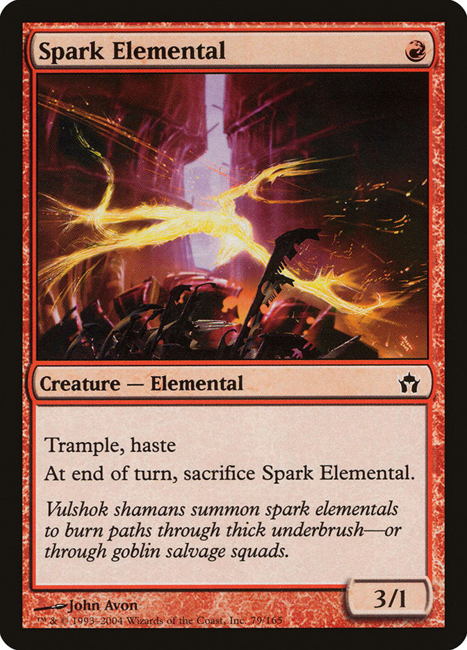 Spark Elemental [Fifth Dawn] MTG Single Magic: The Gathering    | Red Claw Gaming