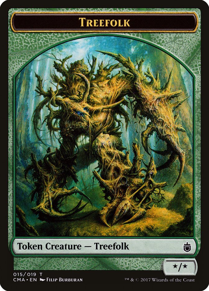 Treefolk Token [Commander Anthology Tokens] MTG Single Magic: The Gathering    | Red Claw Gaming