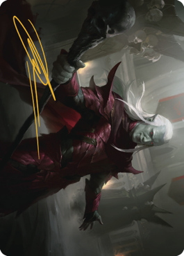 Baeloth Barrityl, Entertainer Art Card (Gold-Stamped Signature) [Commander Legends: Battle for Baldur's Gate Art Series] MTG Single Magic: The Gathering    | Red Claw Gaming