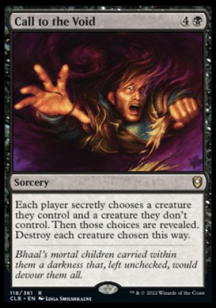 Call to the Void [Commander Legends: Battle for Baldur's Gate] MTG Single Magic: The Gathering    | Red Claw Gaming