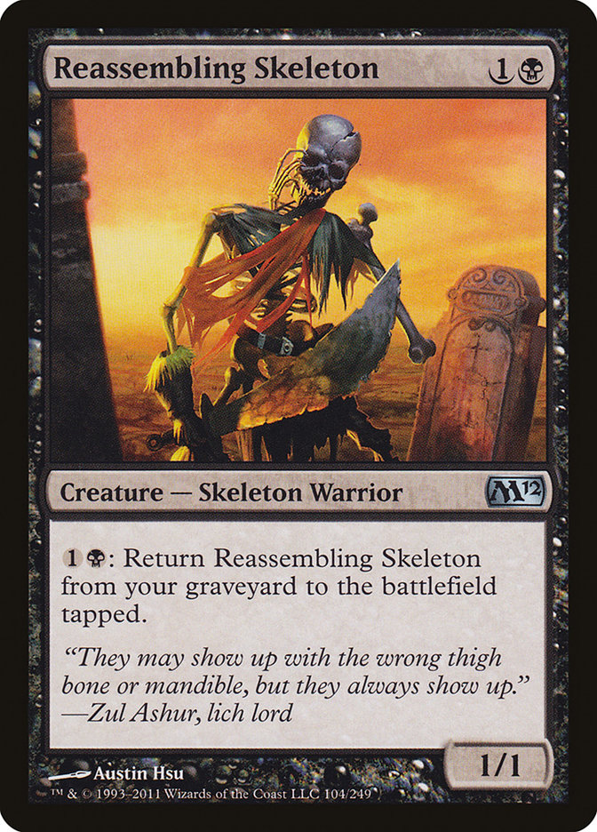 Reassembling Skeleton [Magic 2012] MTG Single Magic: The Gathering    | Red Claw Gaming