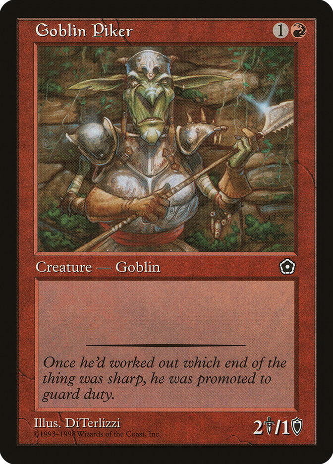 Goblin Piker [Portal Second Age] MTG Single Magic: The Gathering    | Red Claw Gaming