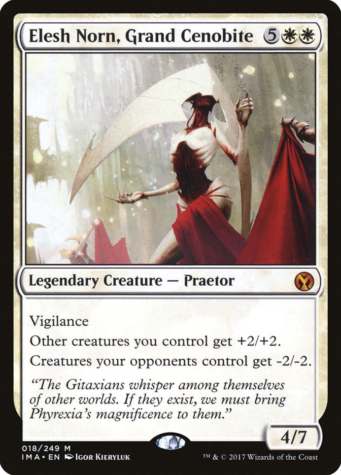 Elesh Norn, Grand Cenobite [Iconic Masters] MTG Single Magic: The Gathering    | Red Claw Gaming