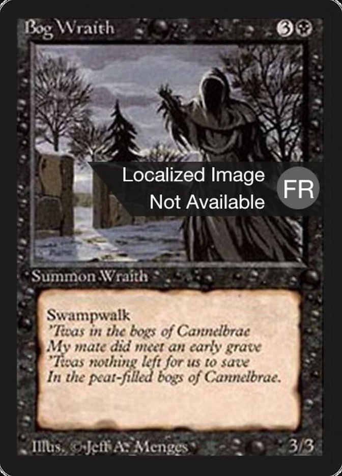 Bog Wraith [Foreign Black Border] MTG Single Magic: The Gathering    | Red Claw Gaming