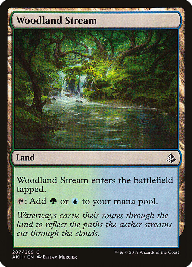 Woodland Stream [Amonkhet] MTG Single Magic: The Gathering    | Red Claw Gaming