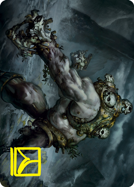 Skull Skaab Art Card (Gold-Stamped Signature) [Innistrad: Crimson Vow Art Series] MTG Single Magic: The Gathering    | Red Claw Gaming