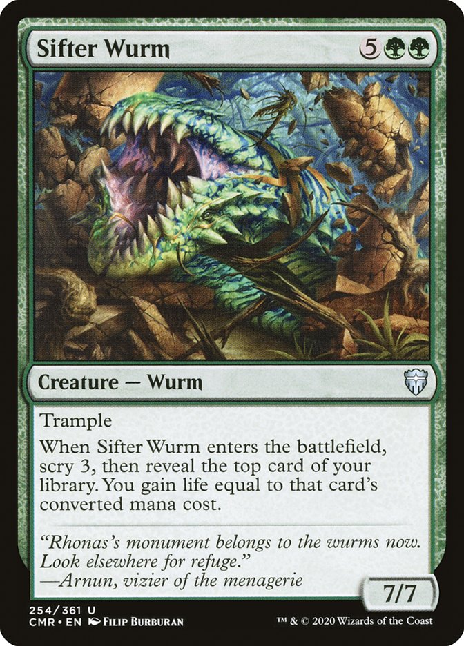 Sifter Wurm [Commander Legends] MTG Single Magic: The Gathering    | Red Claw Gaming