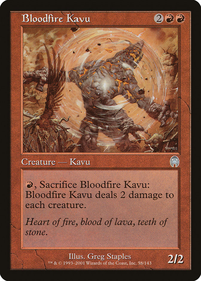 Bloodfire Kavu [Apocalypse] MTG Single Magic: The Gathering    | Red Claw Gaming