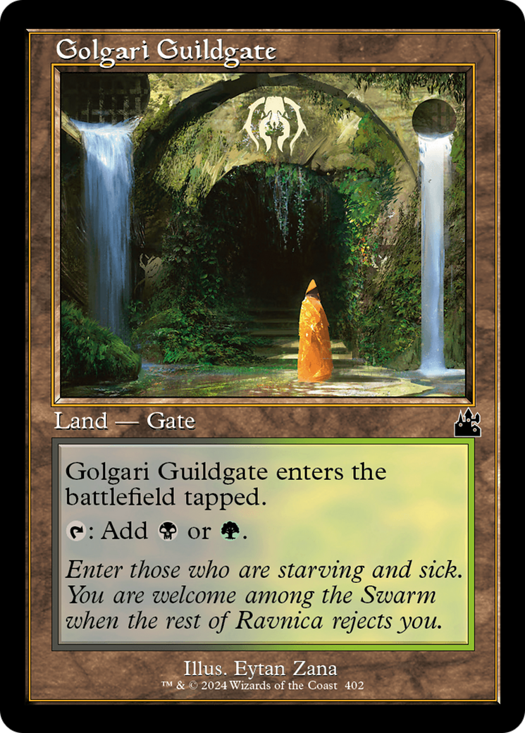 Golgari Guildgate (Retro Frame) [Ravnica Remastered] MTG Single Magic: The Gathering    | Red Claw Gaming