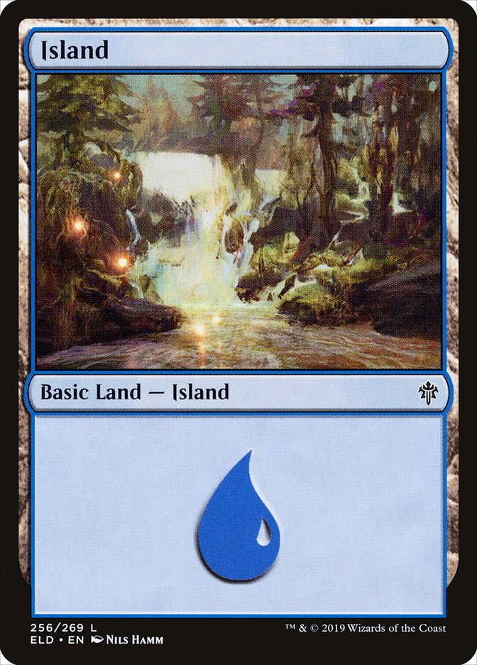 Island (256) [Throne of Eldraine] MTG Single Magic: The Gathering    | Red Claw Gaming