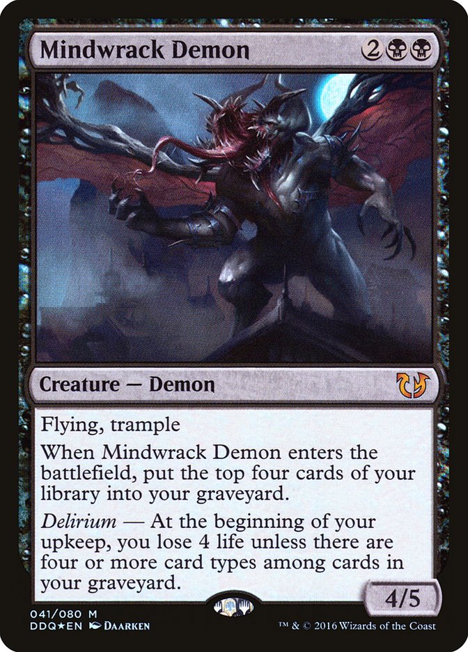 Mindwrack Demon [Duel Decks: Blessed vs. Cursed] MTG Single Magic: The Gathering    | Red Claw Gaming