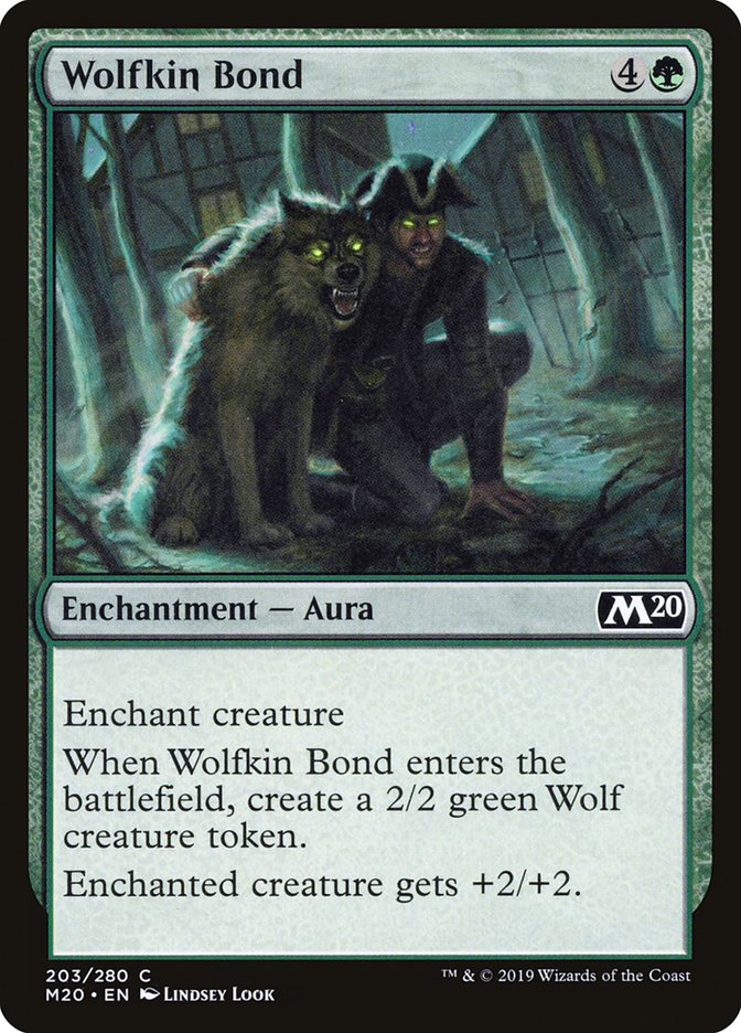 Wolfkin Bond [Core Set 2020] MTG Single Magic: The Gathering    | Red Claw Gaming