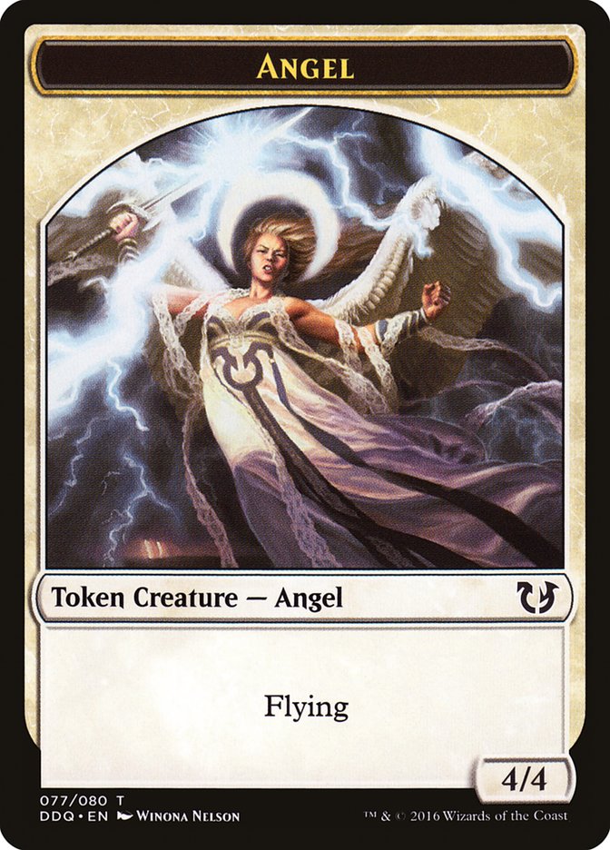 Angel Token [Duel Decks: Blessed vs. Cursed] MTG Single Magic: The Gathering    | Red Claw Gaming