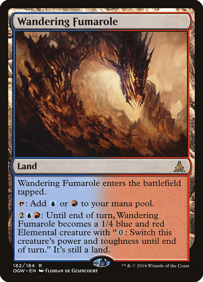 Wandering Fumarole [Oath of the Gatewatch] MTG Single Magic: The Gathering    | Red Claw Gaming
