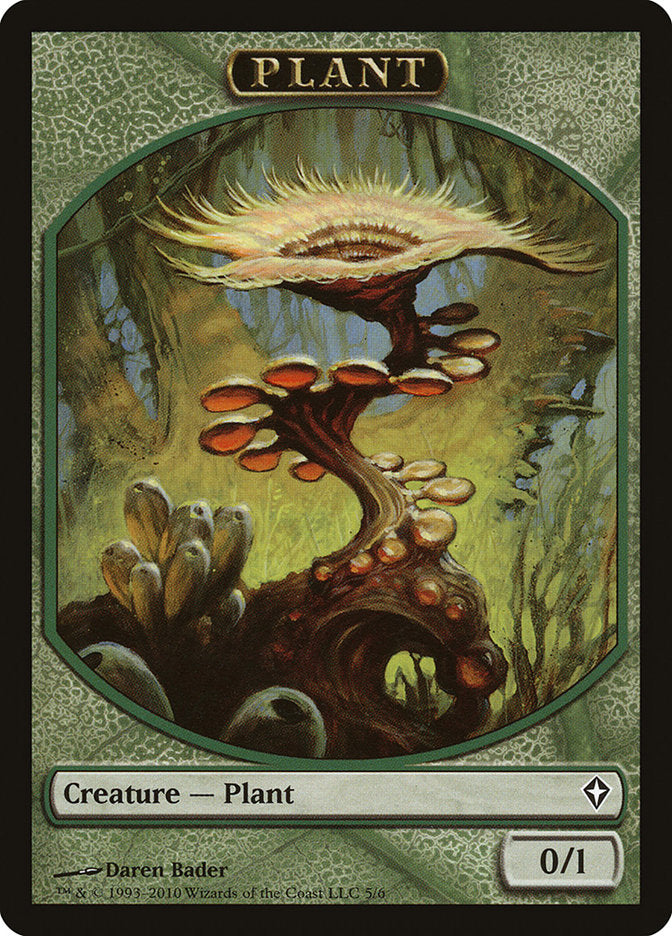 Plant Token [Worldwake Tokens] MTG Single Magic: The Gathering    | Red Claw Gaming
