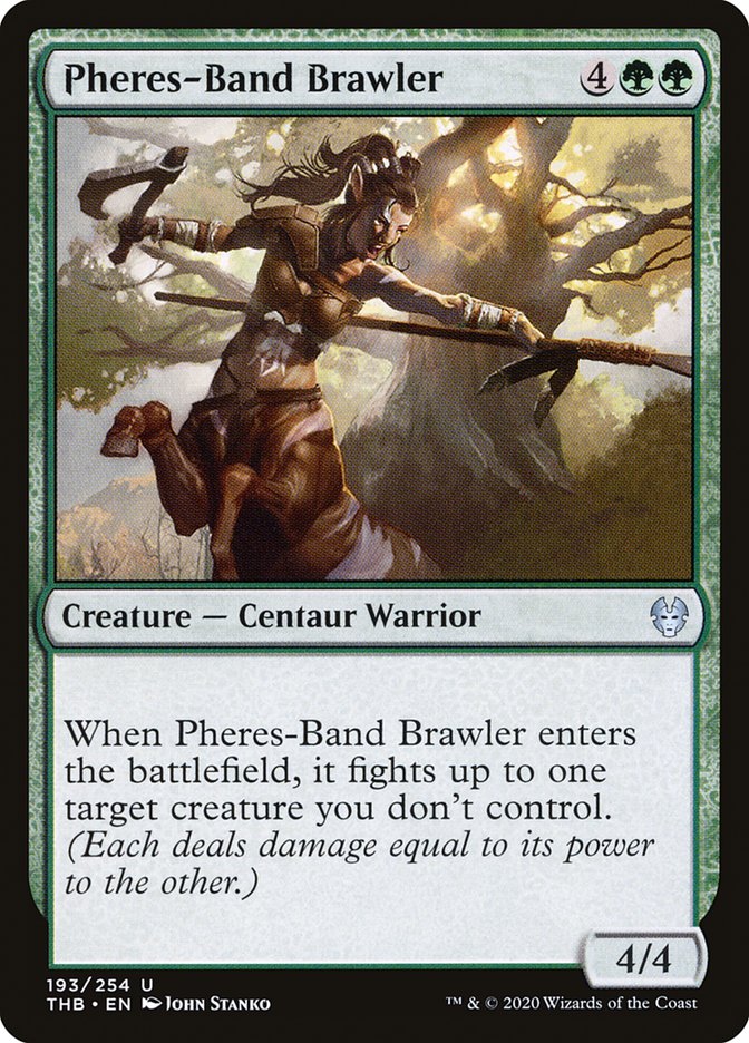 Pheres-Band Brawler [Theros Beyond Death] MTG Single Magic: The Gathering    | Red Claw Gaming