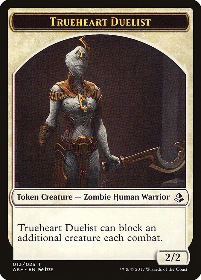 Trueheart Duelist Token [Amonkhet Tokens] MTG Single Magic: The Gathering    | Red Claw Gaming