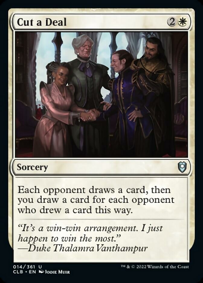 Cut a Deal [Commander Legends: Battle for Baldur's Gate] MTG Single Magic: The Gathering    | Red Claw Gaming