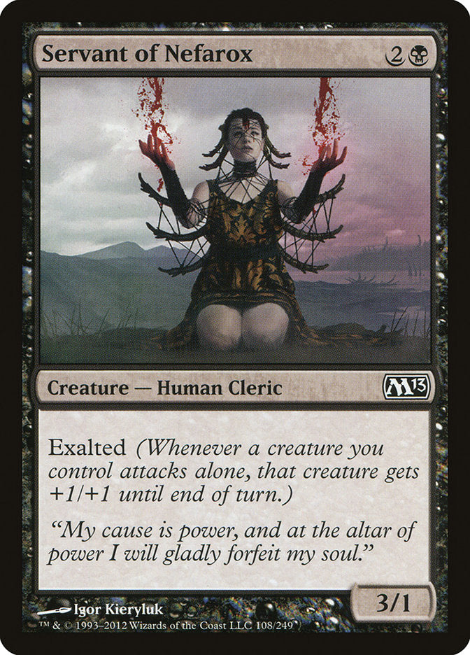 Servant of Nefarox [Magic 2013] MTG Single Magic: The Gathering    | Red Claw Gaming