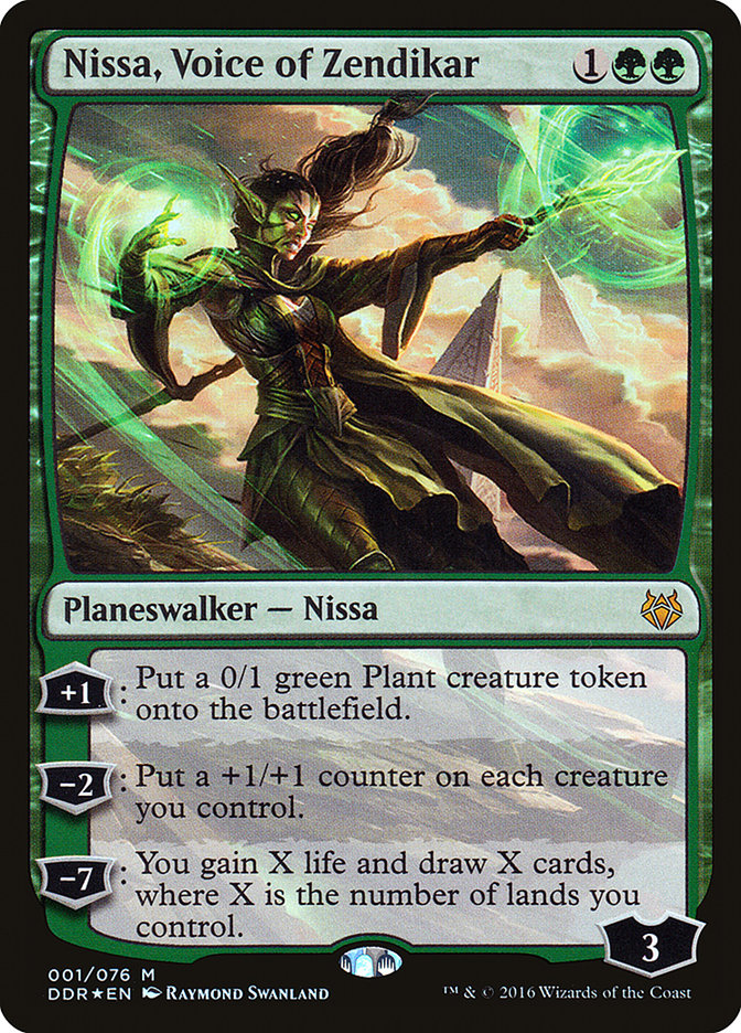 Nissa, Voice of Zendikar [Duel Decks: Nissa vs. Ob Nixilis] MTG Single Magic: The Gathering    | Red Claw Gaming