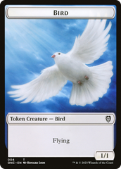 Bird // Cat Double-Sided Token [Phyrexia: All Will Be One Commander Tokens] MTG Single Magic: The Gathering    | Red Claw Gaming