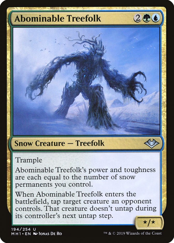 Abominable Treefolk [Modern Horizons] MTG Single Magic: The Gathering    | Red Claw Gaming