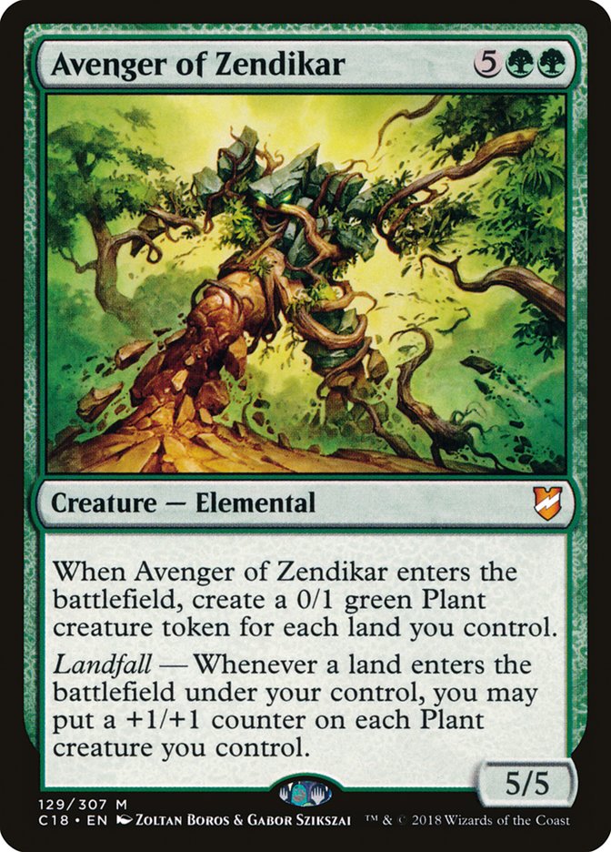 Avenger of Zendikar [Commander 2018] MTG Single Magic: The Gathering    | Red Claw Gaming
