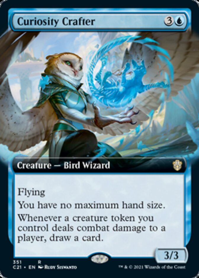Curiosity Crafter (Extended Art) [Commander 2021] MTG Single Magic: The Gathering    | Red Claw Gaming