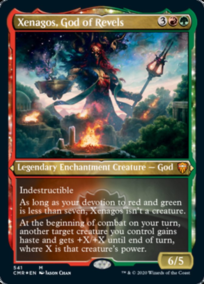 Xenagos, God of Revels (Etched) [Commander Legends] MTG Single Magic: The Gathering    | Red Claw Gaming