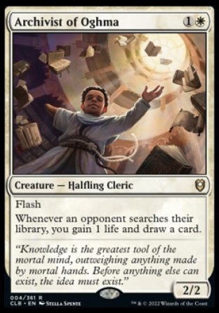 Archivist of Oghma [Commander Legends: Battle for Baldur's Gate] MTG Single Magic: The Gathering    | Red Claw Gaming
