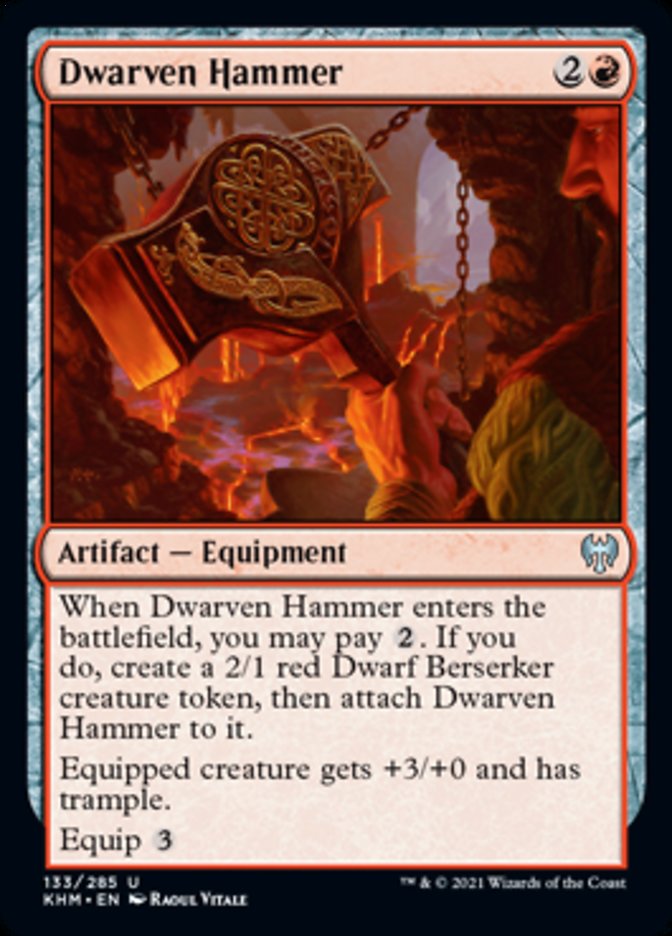 Dwarven Hammer [Kaldheim] MTG Single Magic: The Gathering    | Red Claw Gaming