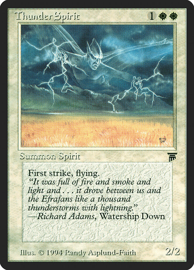 Thunder Spirit [Legends] MTG Single Magic: The Gathering    | Red Claw Gaming
