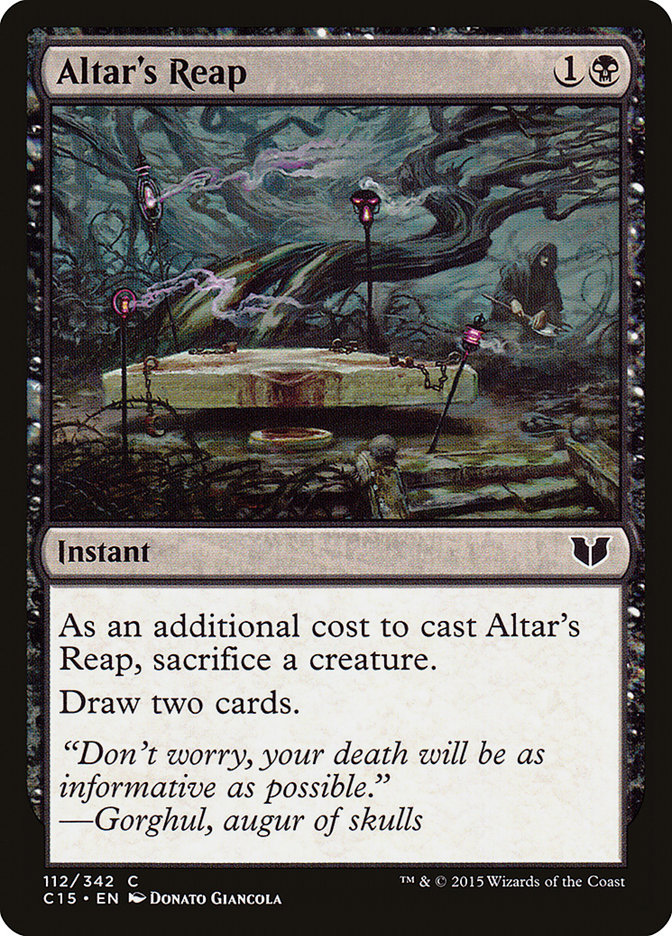 Altar's Reap [Commander 2015] MTG Single Magic: The Gathering    | Red Claw Gaming