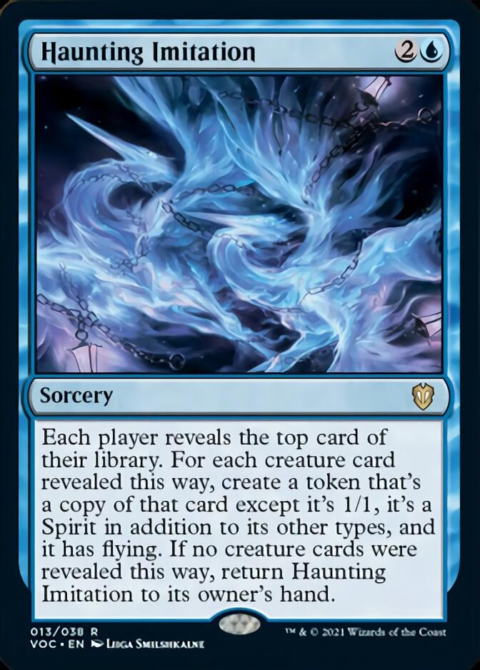 Haunting Imitation [Innistrad: Crimson Vow Commander] MTG Single Magic: The Gathering    | Red Claw Gaming