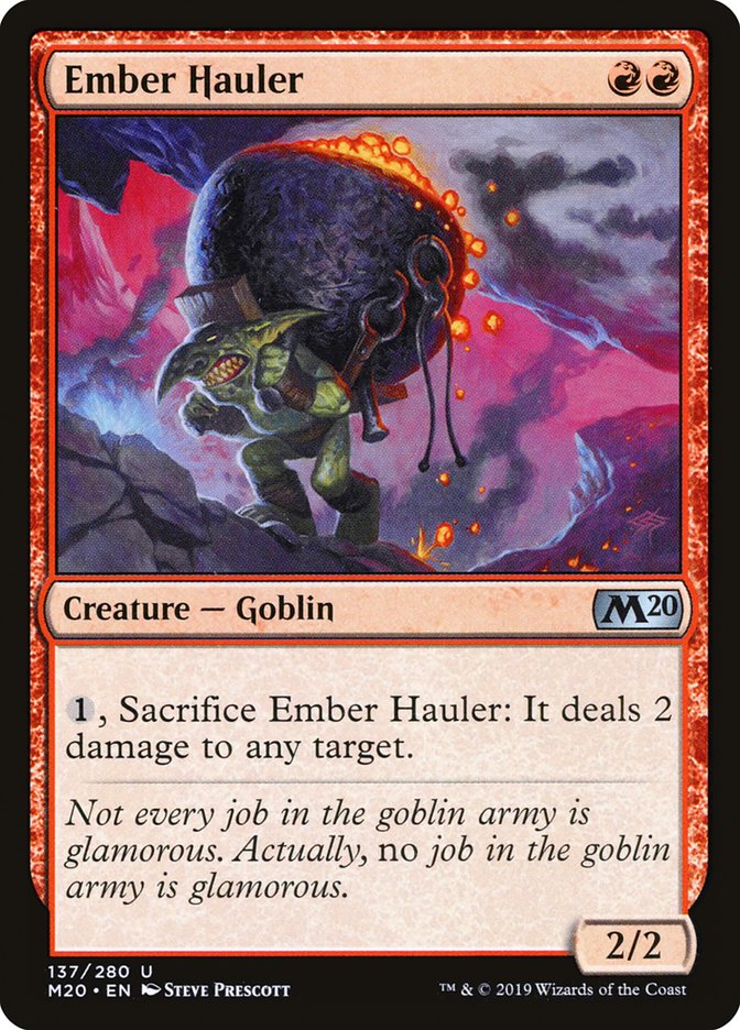 Ember Hauler [Core Set 2020] MTG Single Magic: The Gathering    | Red Claw Gaming